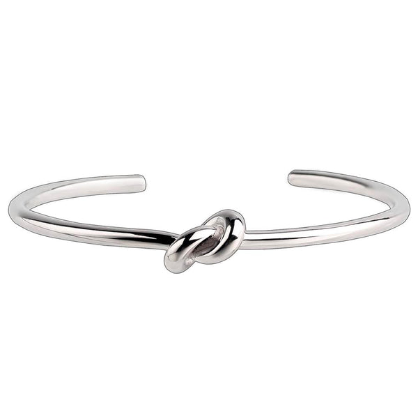 Simple Knot Twisted Linear Valentine Day Gift Cuff Bracelet