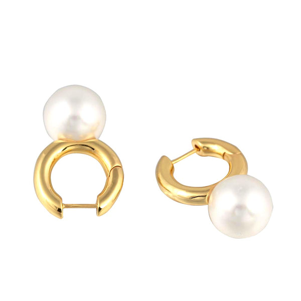 Exquisite Fashion Elegant Glossy Pearl Stud Earrings