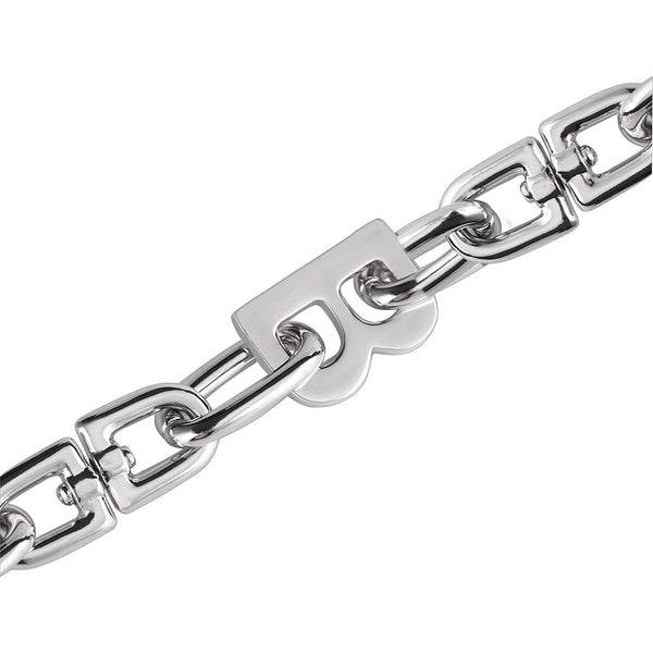 Metal Texture Heavy Industry Letter B Detachable Dual Purpose Steel  Bracelet